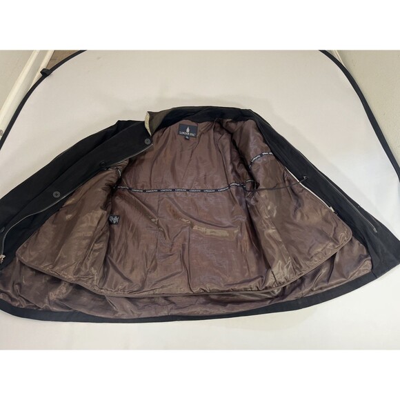 London Fog Men’s Black Zip Coat XL Reg w/ Removable Liner & Nubuck Collar - Picture 12 of 16